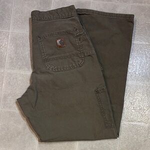 Carhartt Men's Olive Cargo Pants